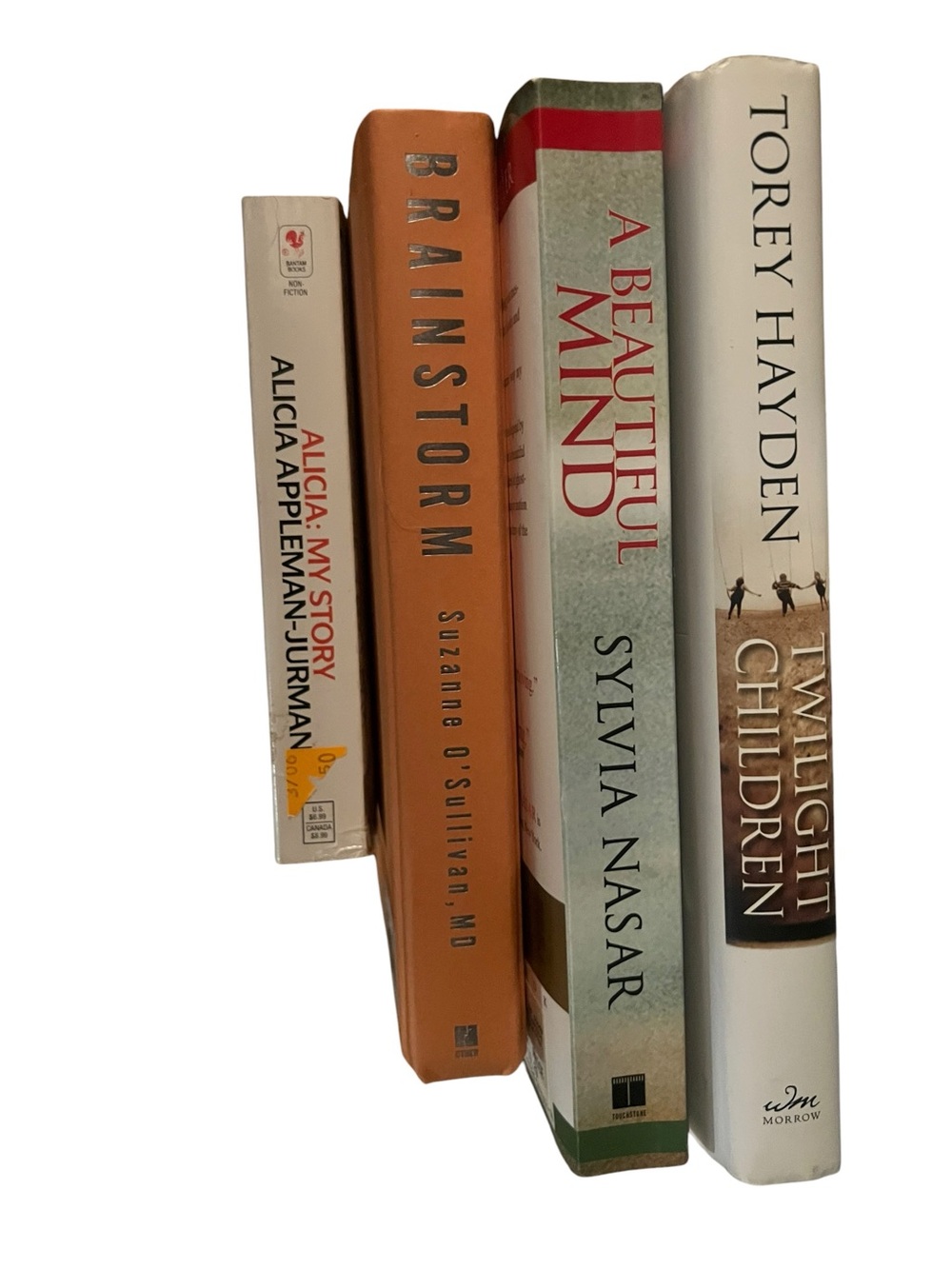 Lot of 4 Bio/Memoirs on Mental Health